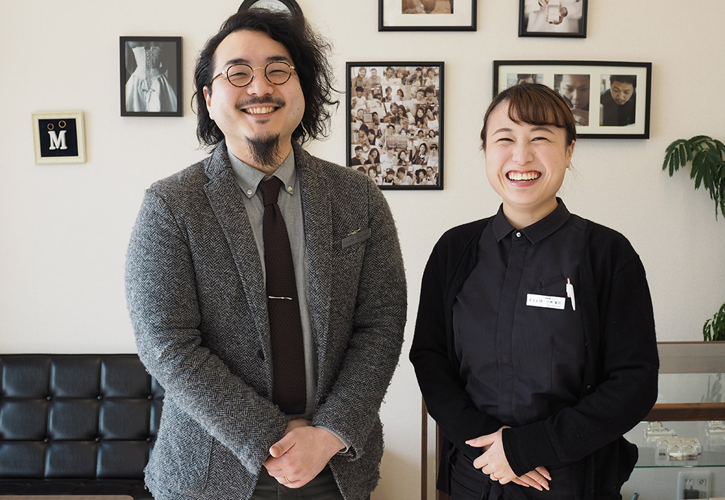 新潟県長岡市古正寺にあるブライダルジュエリーショップのアトリエクラム長岡店のスタッフ