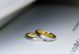 お洒落なコンビ加工が似合う結婚指輪