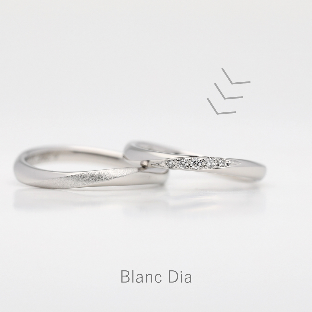 Blanc（ブラン） - 新潟の結婚指輪・婚約指輪｜Atelier CraM（アトリエクラム）