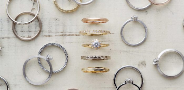カスタムオーダーの結婚指輪 結婚指輪 婚約指輪